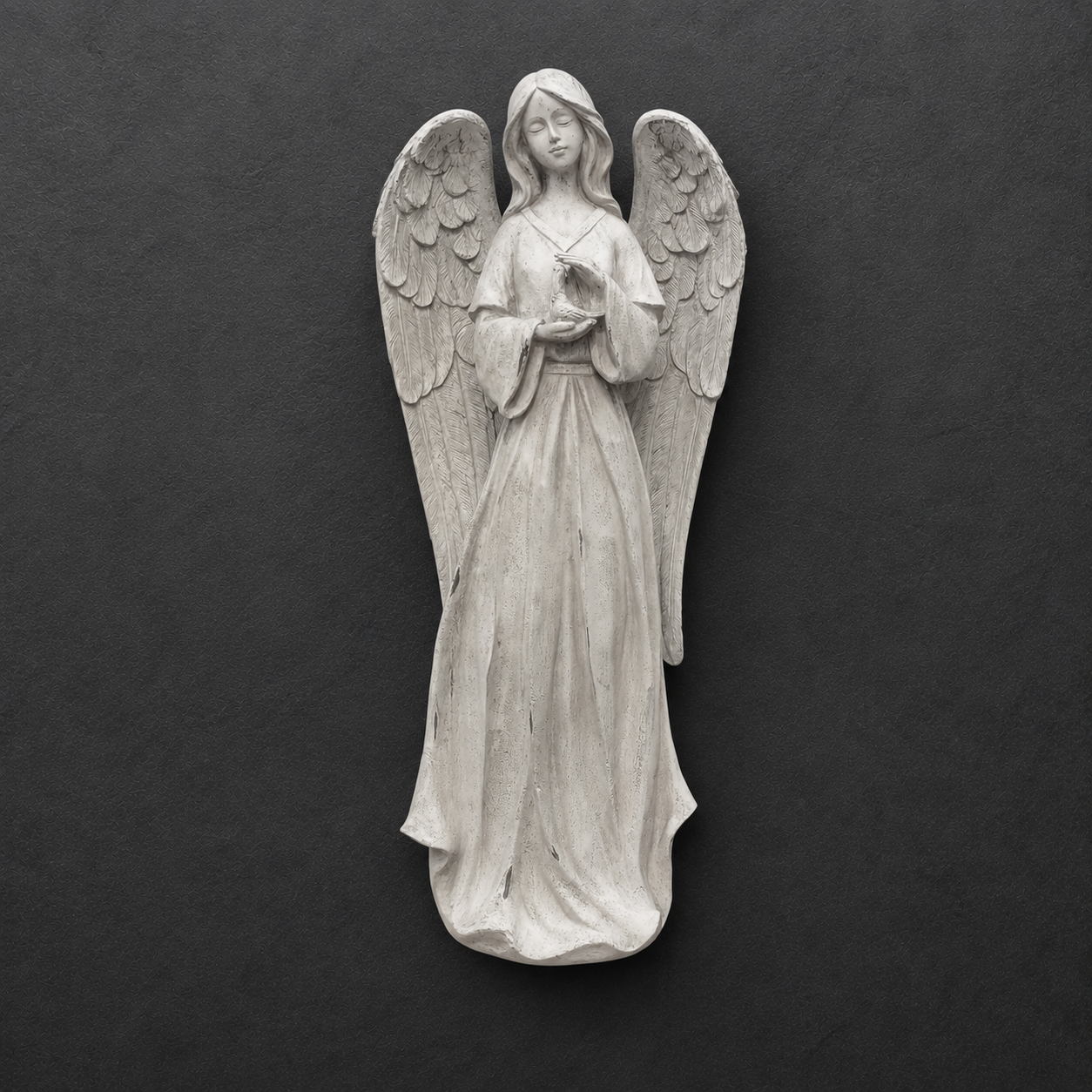 Figurine - Angel with bird