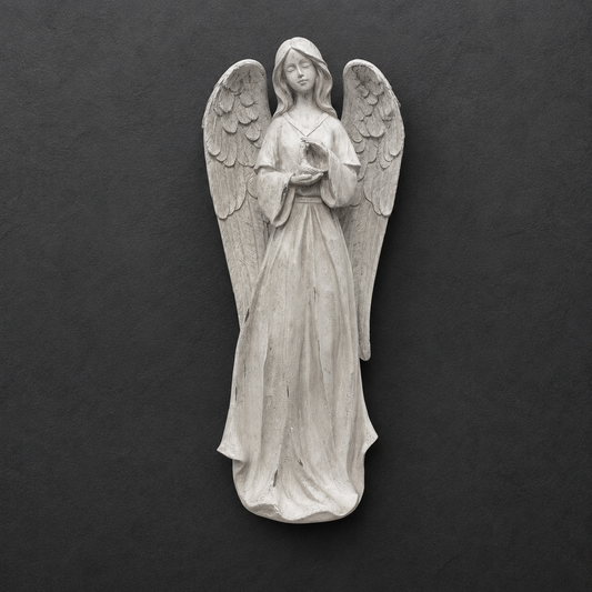 Figurine - Angel with bird