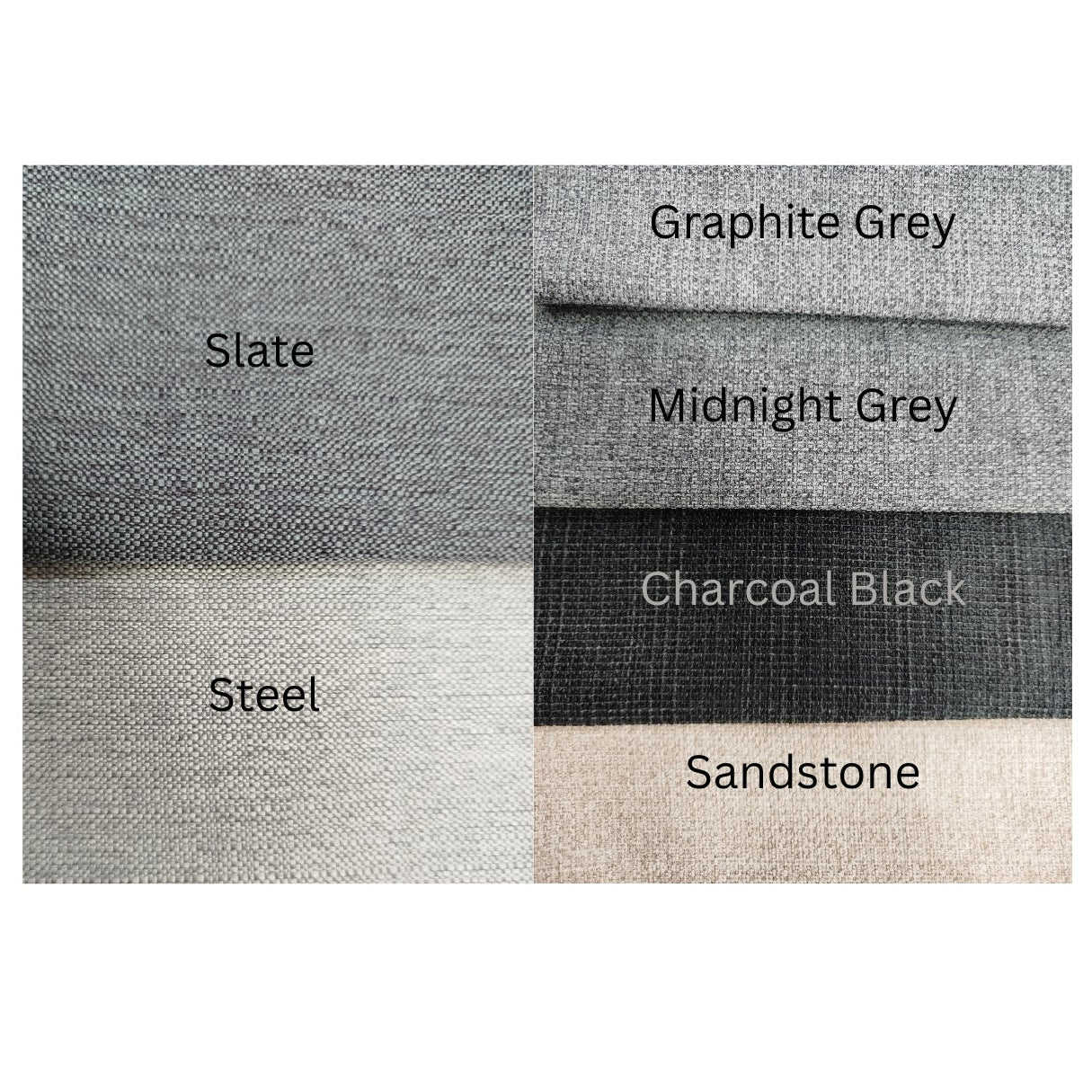 Headboard - Fendalton Charcoal Black Headboard - Single to Super King