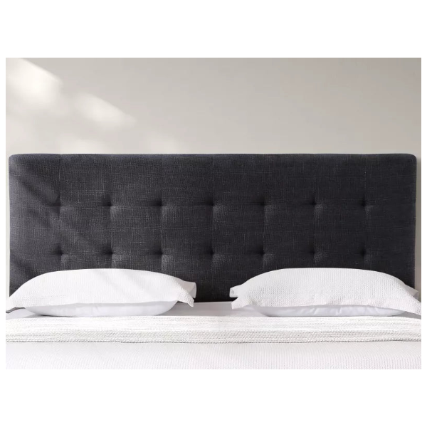 Headboard - Fendalton Charcoal Black Headboard - Single to Super King
