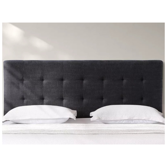 Headboard - Fendalton Charcoal Black Headboard - Single to Super King