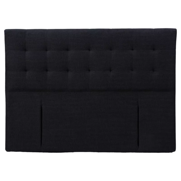 Headboard - Fendalton Charcoal Black Headboard - Single to Super King