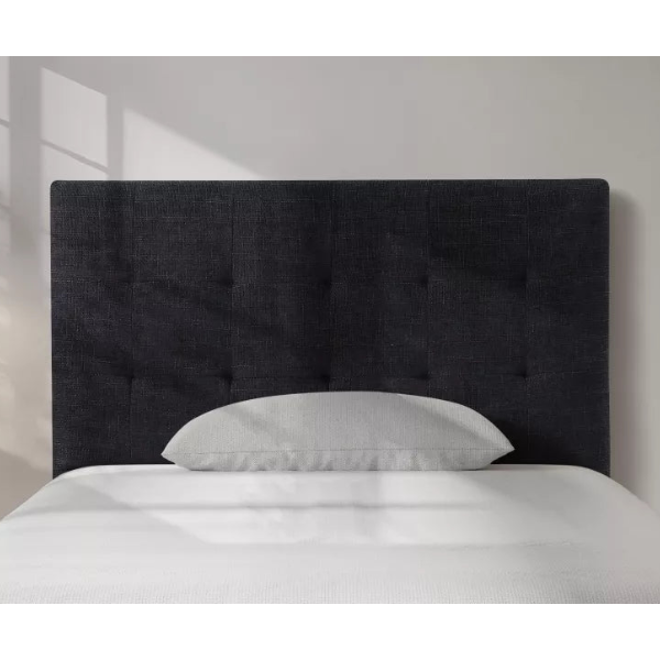 Headboard - Fendalton Charcoal Black Headboard - Single to Super King