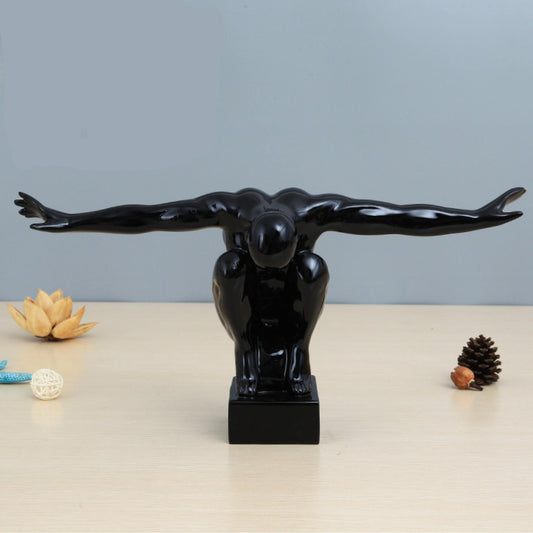 Diving Man Black 43cm