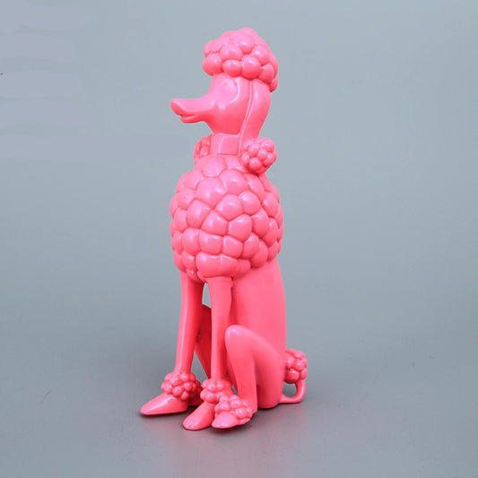 Pink Sitting Poodle 100cm