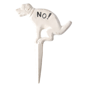 Lawn Stake Sign - Dog No Pooing