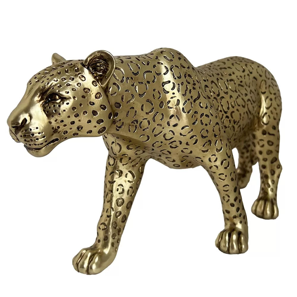 Decorative Gold leopard Standing