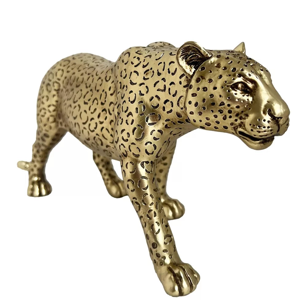 Decorative Gold leopard Standing
