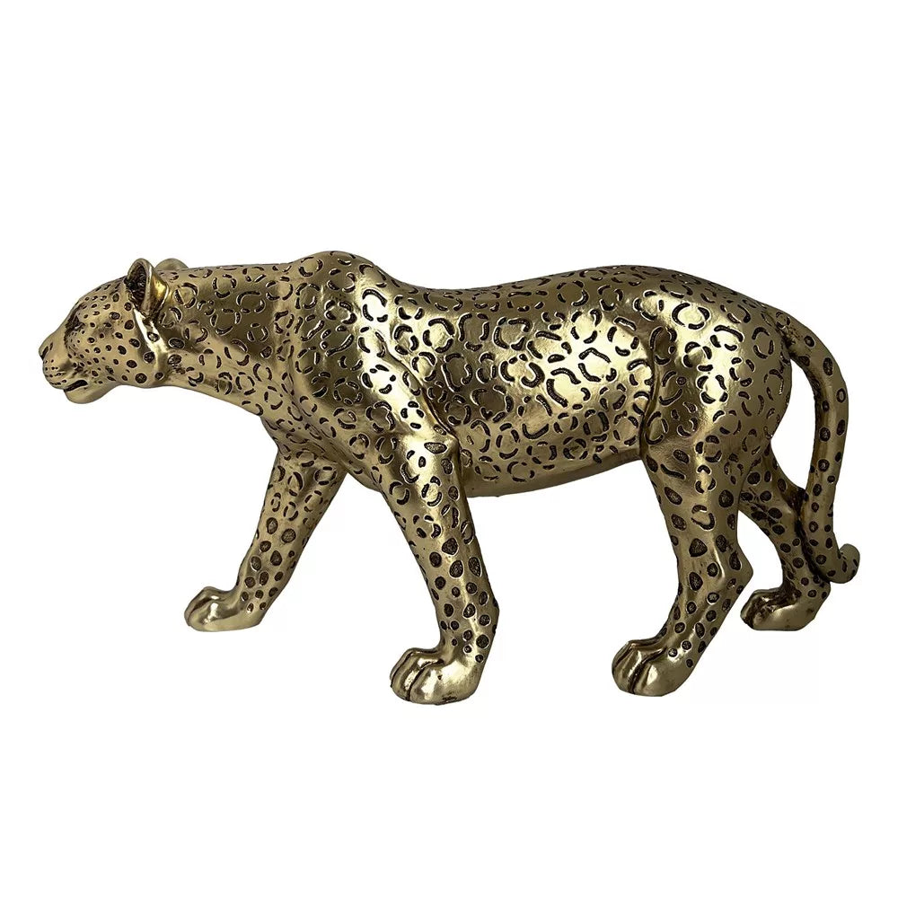 Decorative Gold leopard Standing