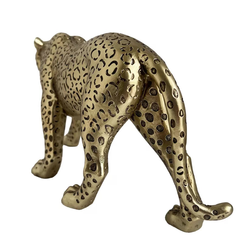 Decorative Gold leopard Standing