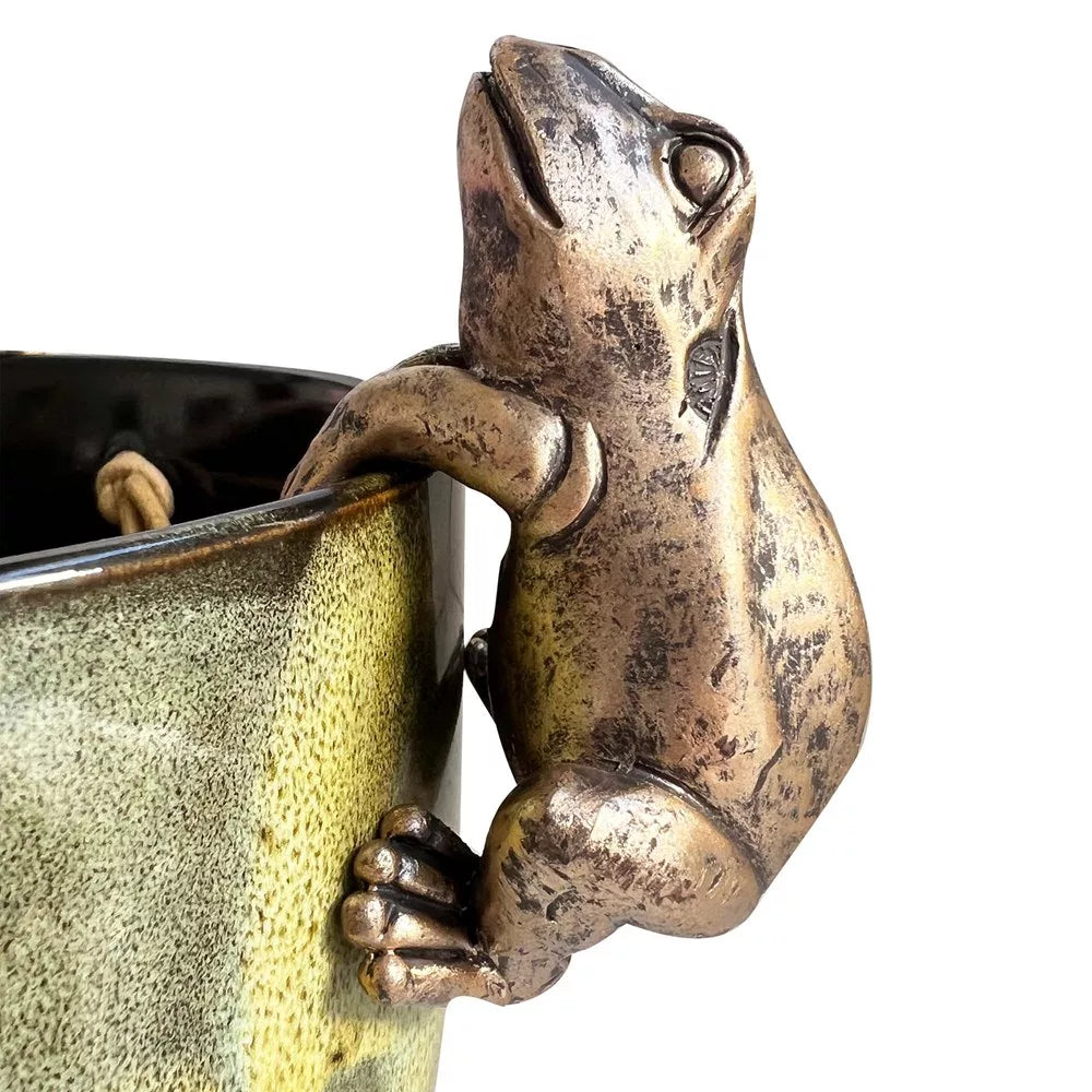 Pot Hanger - Gold Frog 3