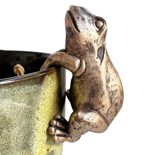 Pot Hanger - Gold Frog 3