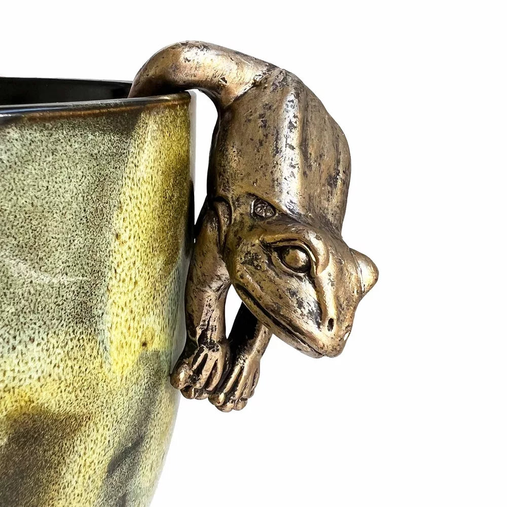 Pot Hanger - Gold Frog 1