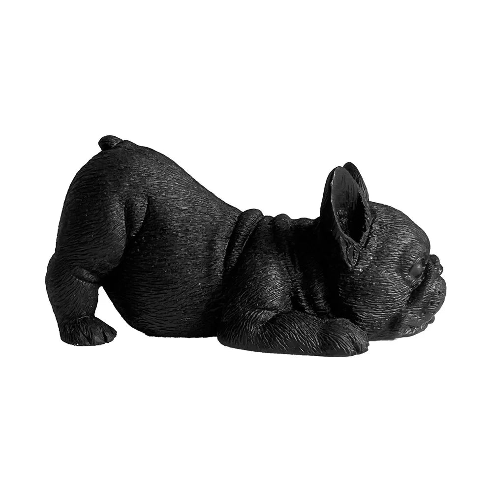 Playful Stretching Decorative Frenchie