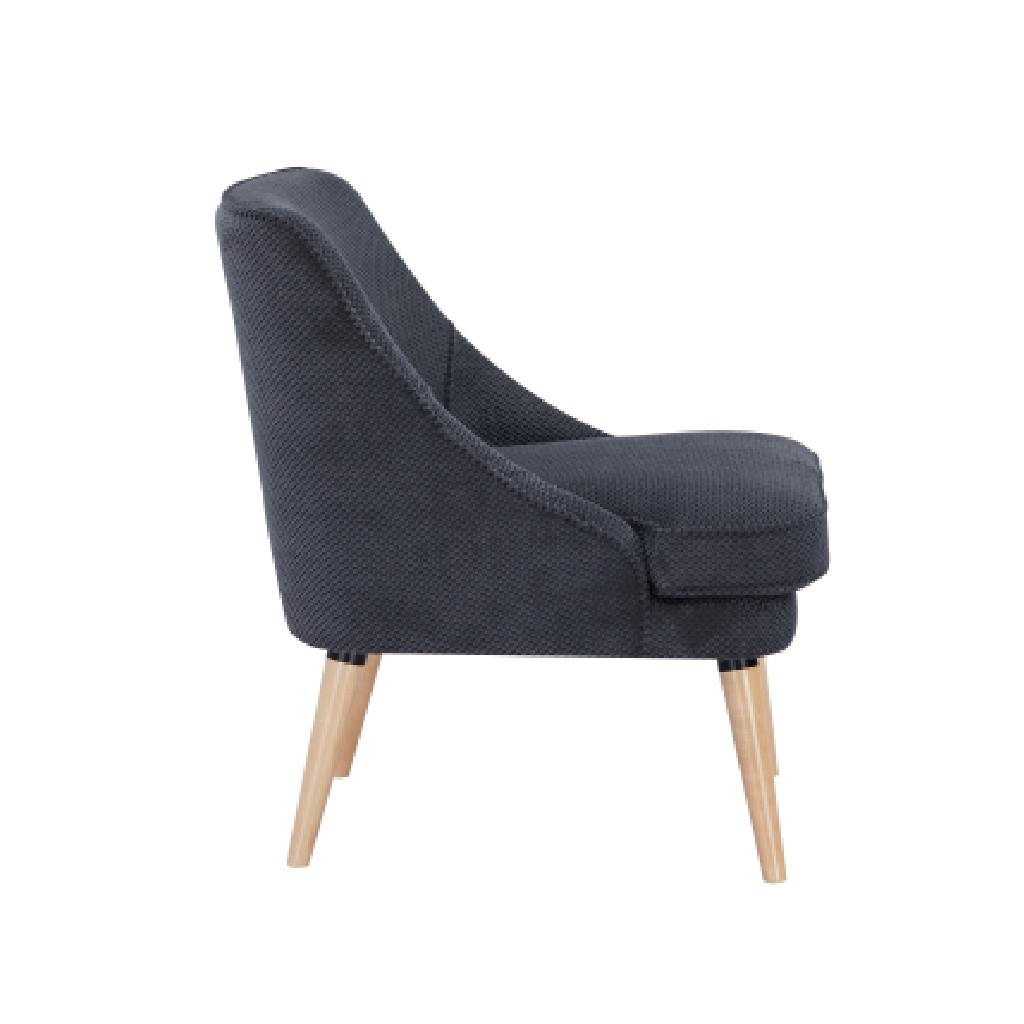 Halifax Occasional Chair - Dimpled Dark Grey