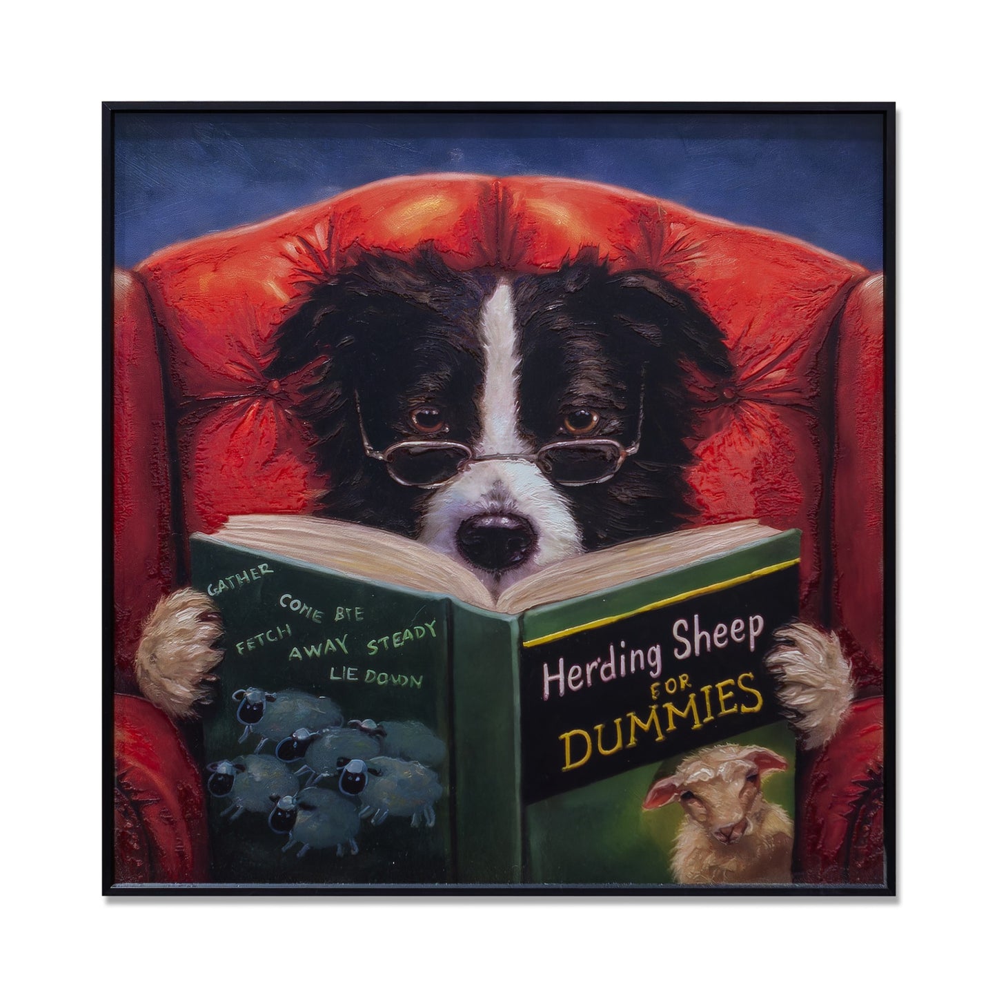 Framed Art - Herding Sheep