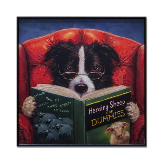 Framed Art - Herding Sheep 60x60