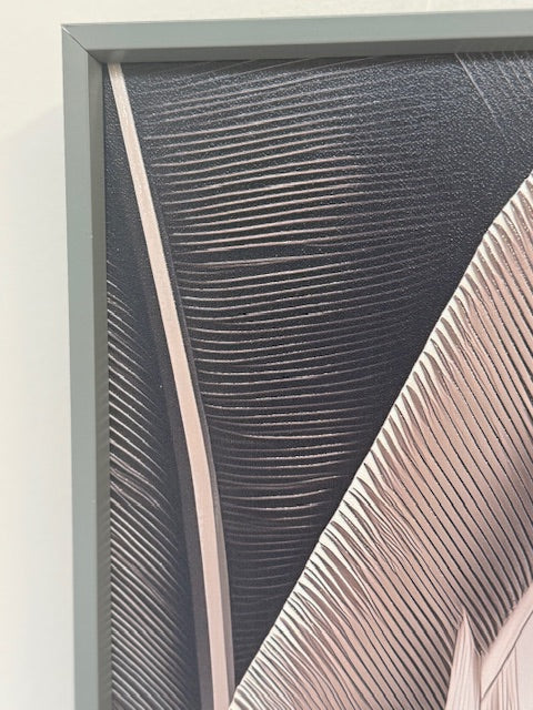 Framed Wall Art - Tropical leaves asst 60x80