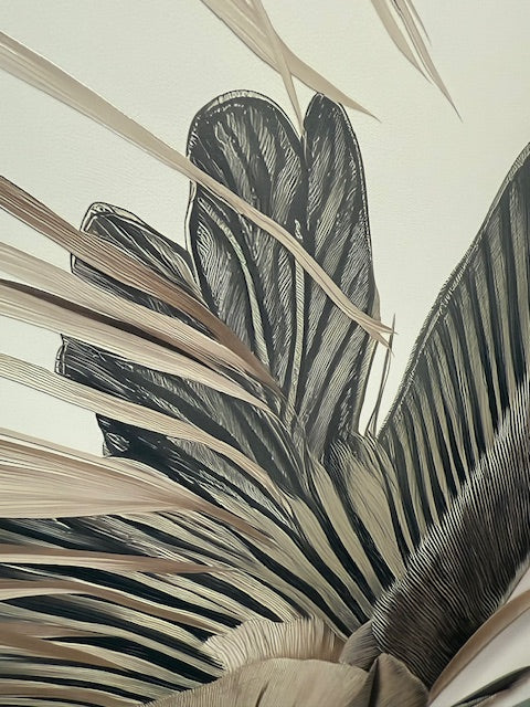 Framed Wall Art - Tropical leaves asst 60x80