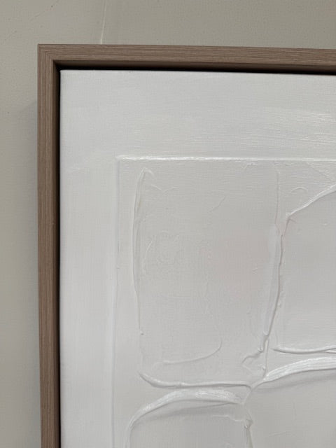 Framed Assorted White Rectangles 60cm x 90cm