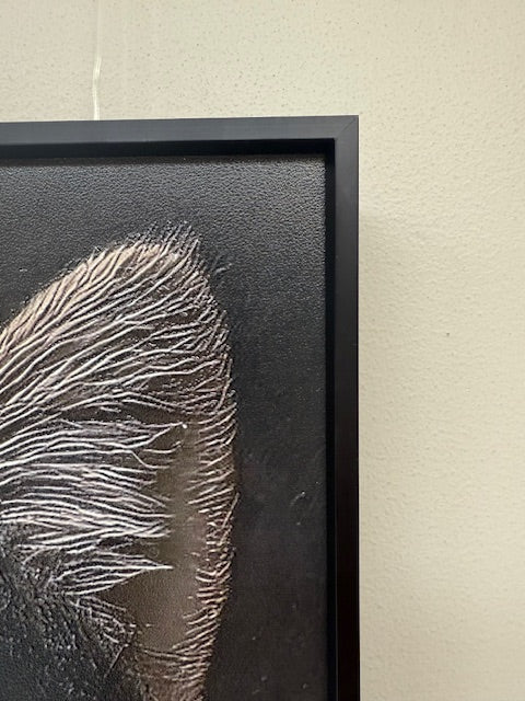 Framed Wall Art - The Worker Cat 60cm x 80cm