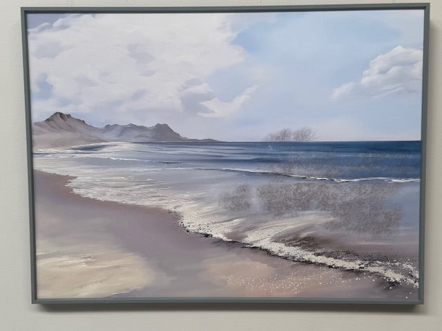 Framed Wall Art - Waves Breaking 60cm x 80cm