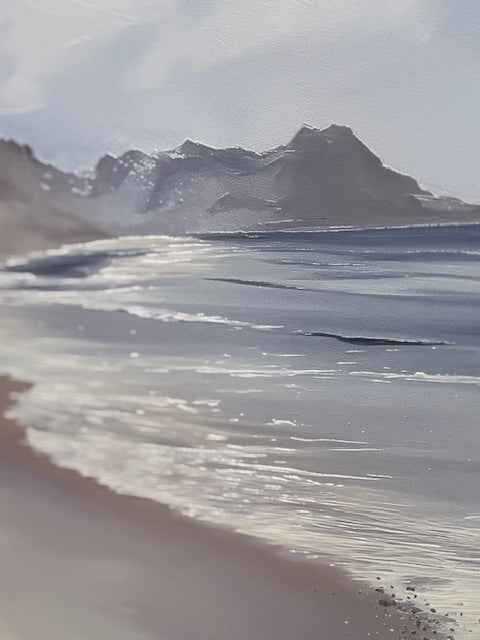 Framed Wall Art - Waves Breaking 60cm x 80cm