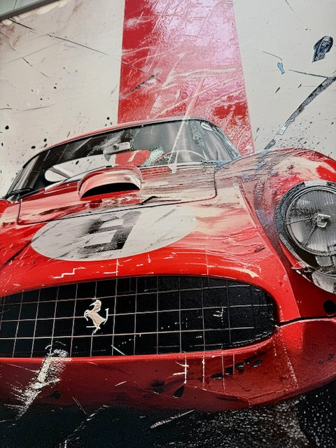 Framed Wall Art - Ferrari Racer 120cm x 80cm