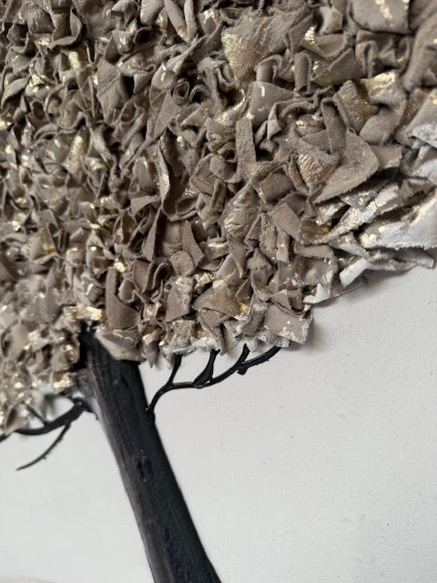 Framed Wall Art - Single Tree 80cm x 80cm