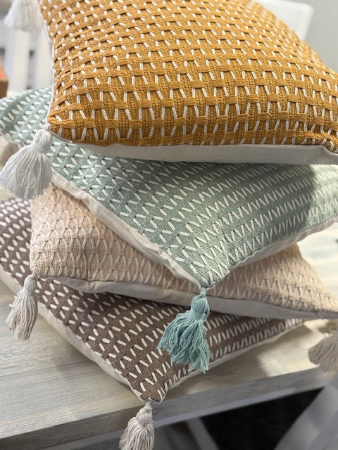 Assorted Single Colour Square Cushions