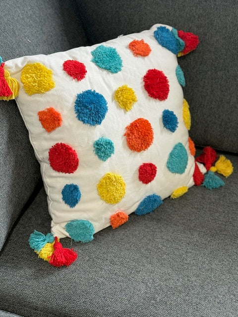 Cushion - Bright Circles Cushion-Square