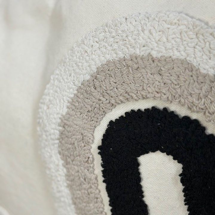 Cushion - Loop Arch Cushion – Black & White
