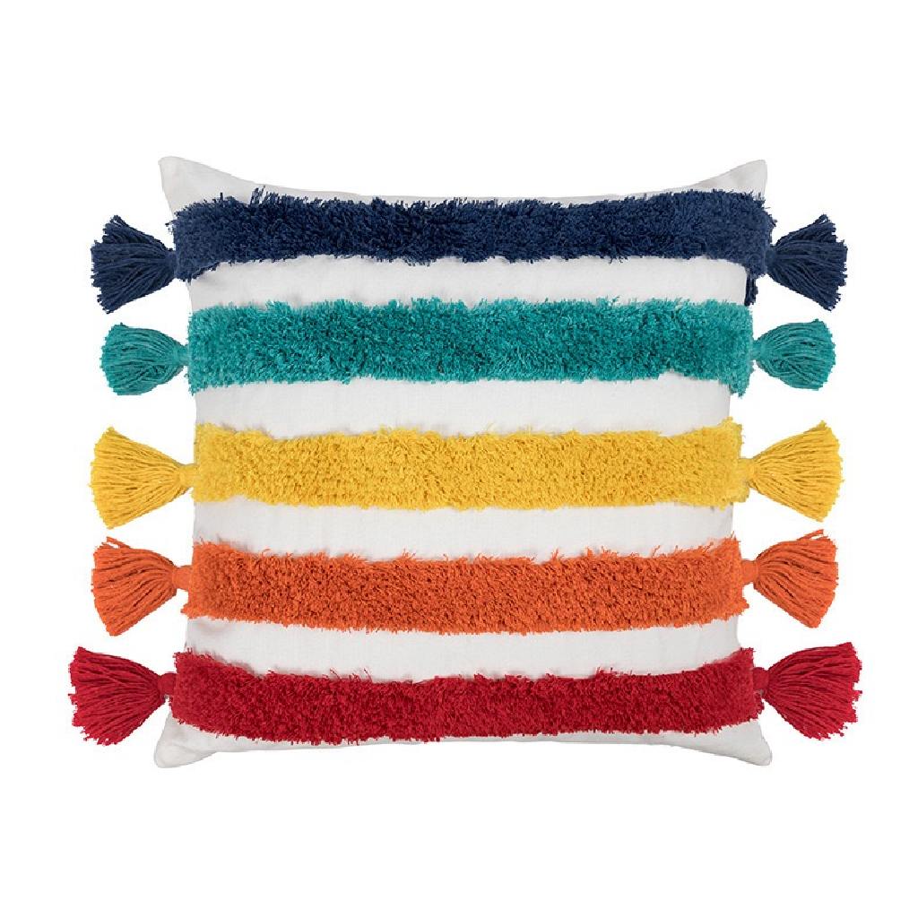 Cushion - Bright Lines Cushion- Square