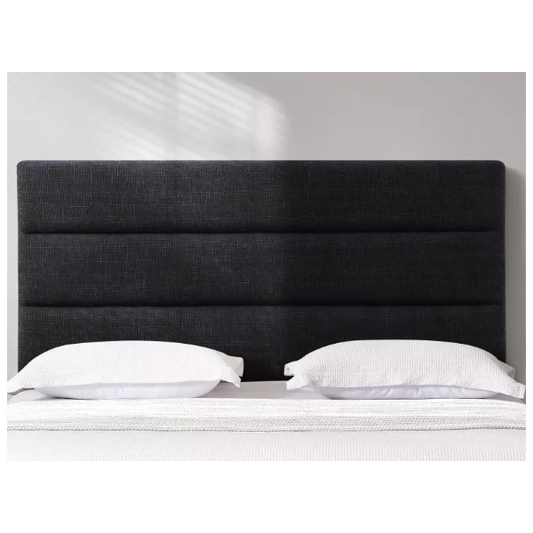 Headboard - Kingsland Charcoal Black Headboard - Single to Super King
