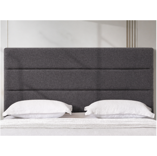 Headboard - Kingsland Graphite Grey Headboard - Single to Super King