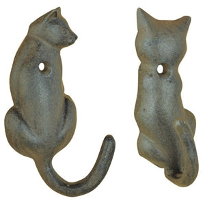 Coat Hook-Cast Iron Cat Tail Hook Assorted