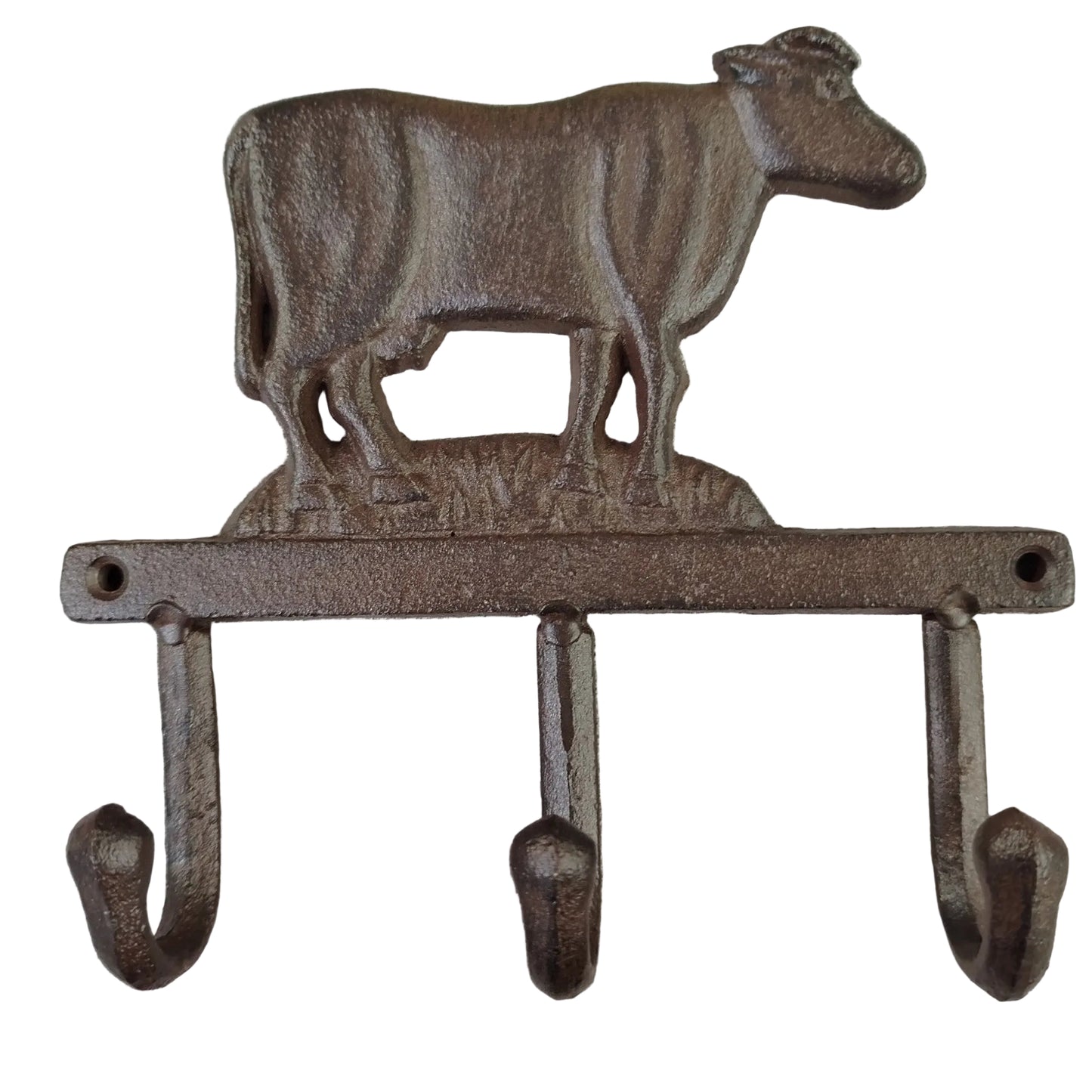 Hook - Cast Iron Cow 3 Hook Hanger