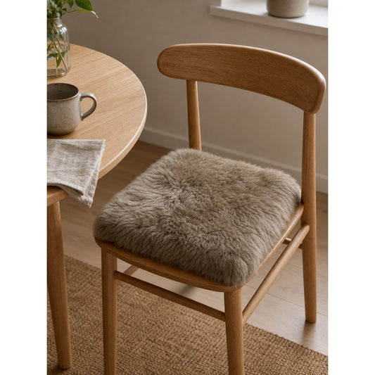 NZ Wool Seat Pad – Taupe