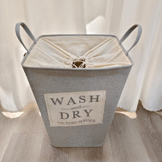 Laundry Basket  Wash n Dry Grey