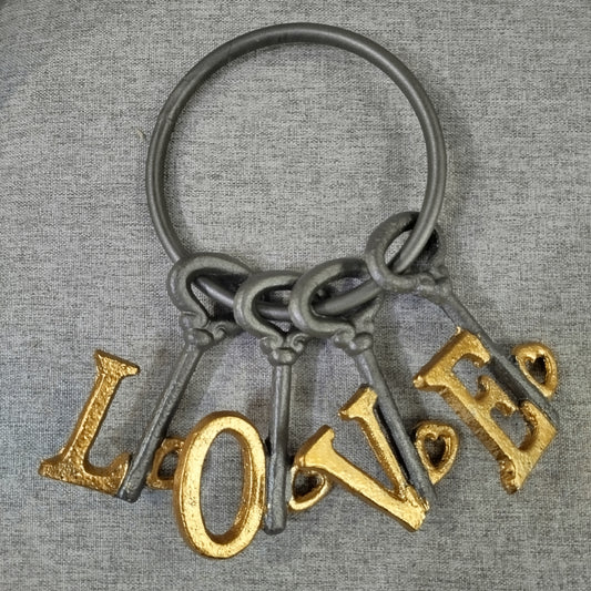 Cast Iron Decorative Key Ring