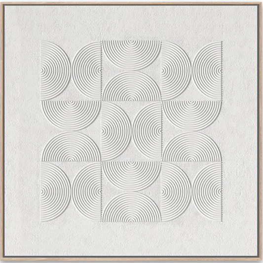 Framed Art - Multi Semi Swirls