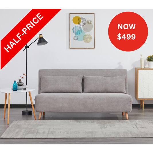 April Bed Sofa Light Grey