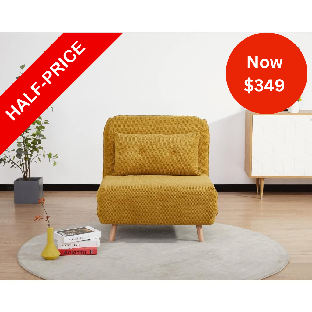 Lily Bed Sofa Yellow