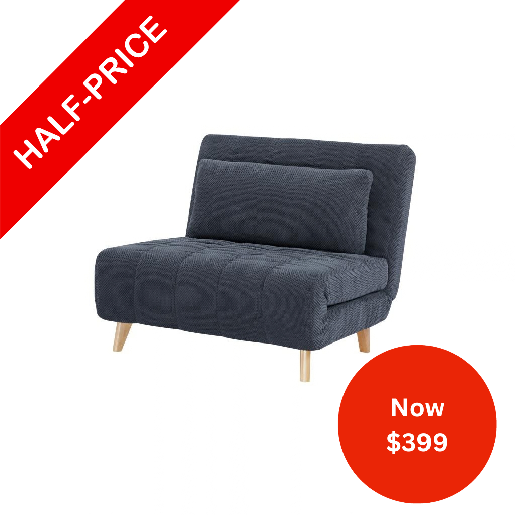 Emma Sofa Bed Dark Grey