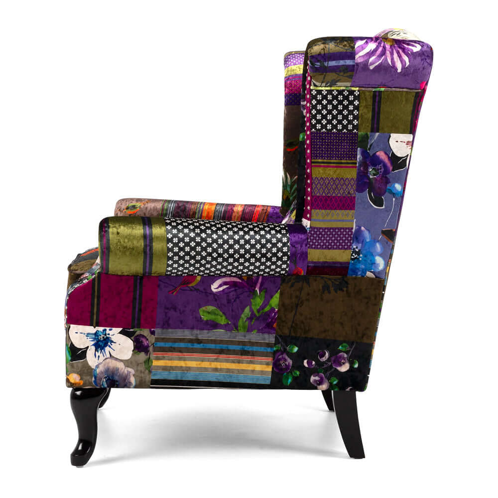 Armchair - Wingback Patchwork
