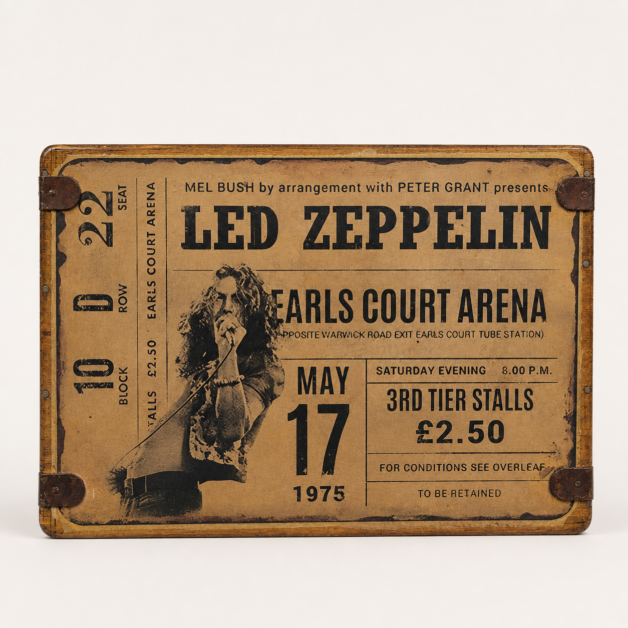 Wooden Record Box