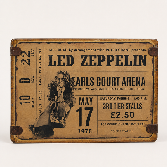 Wooden Record Box
