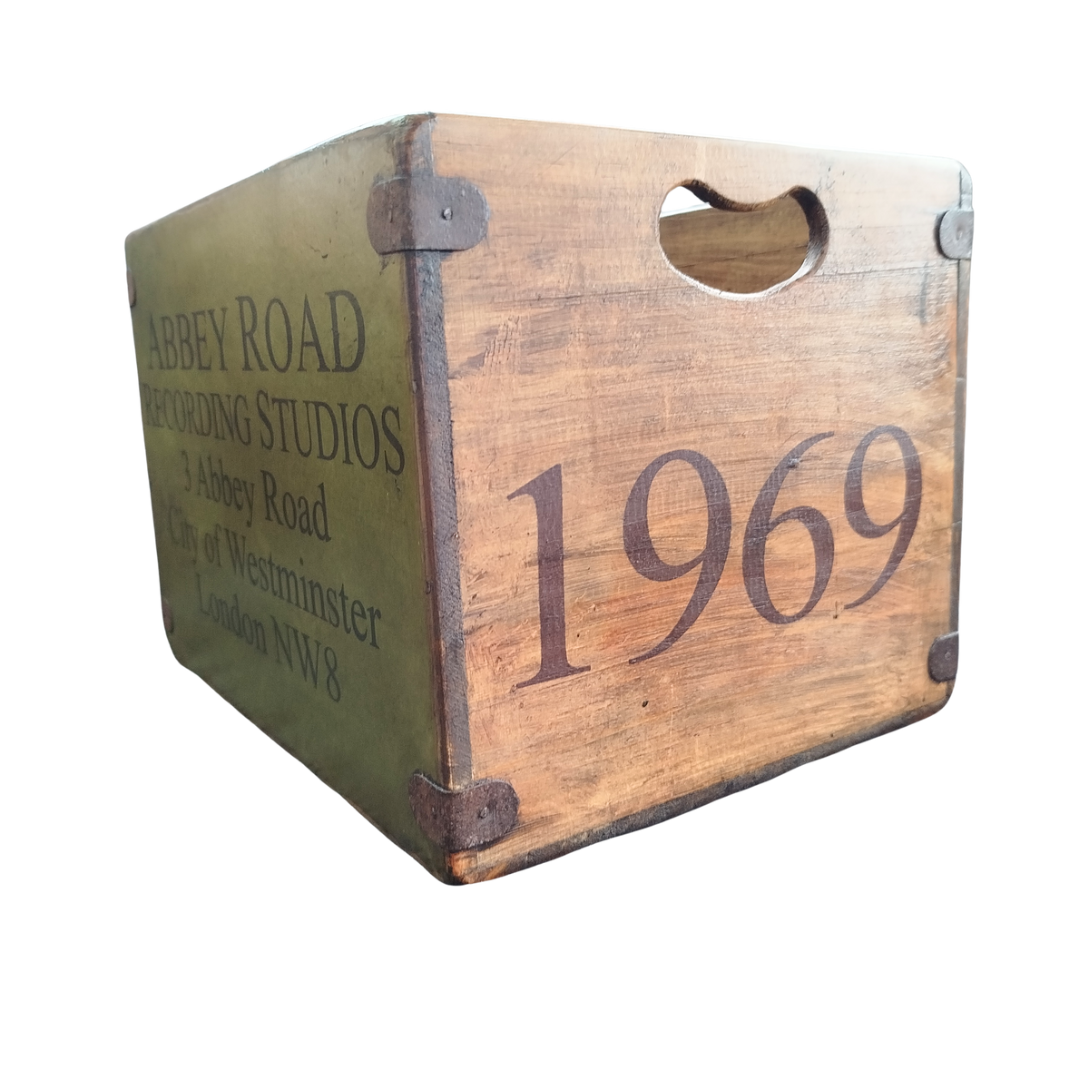 Wooden Record Box