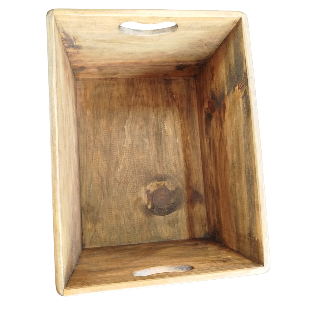 Wooden Record Box