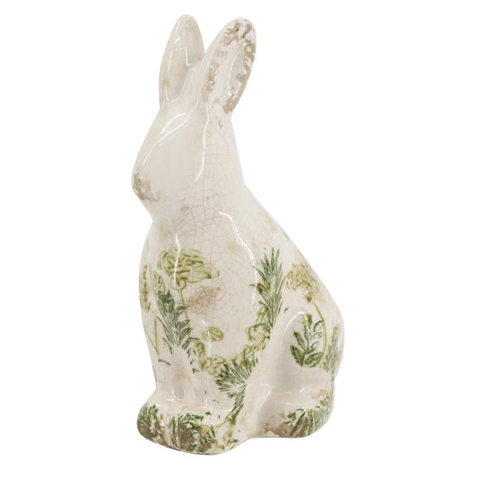 Figurine - Floral Rabbit